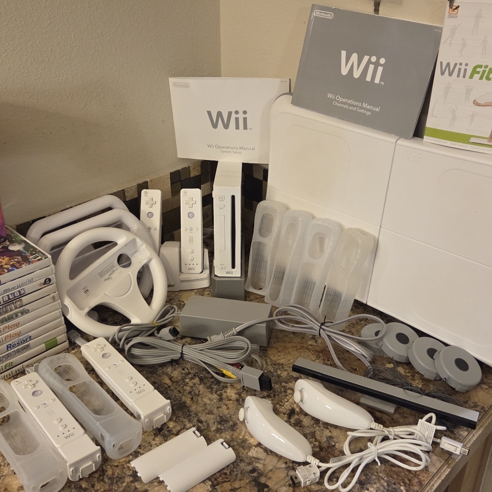 Nintendo Wii Console And Accessories